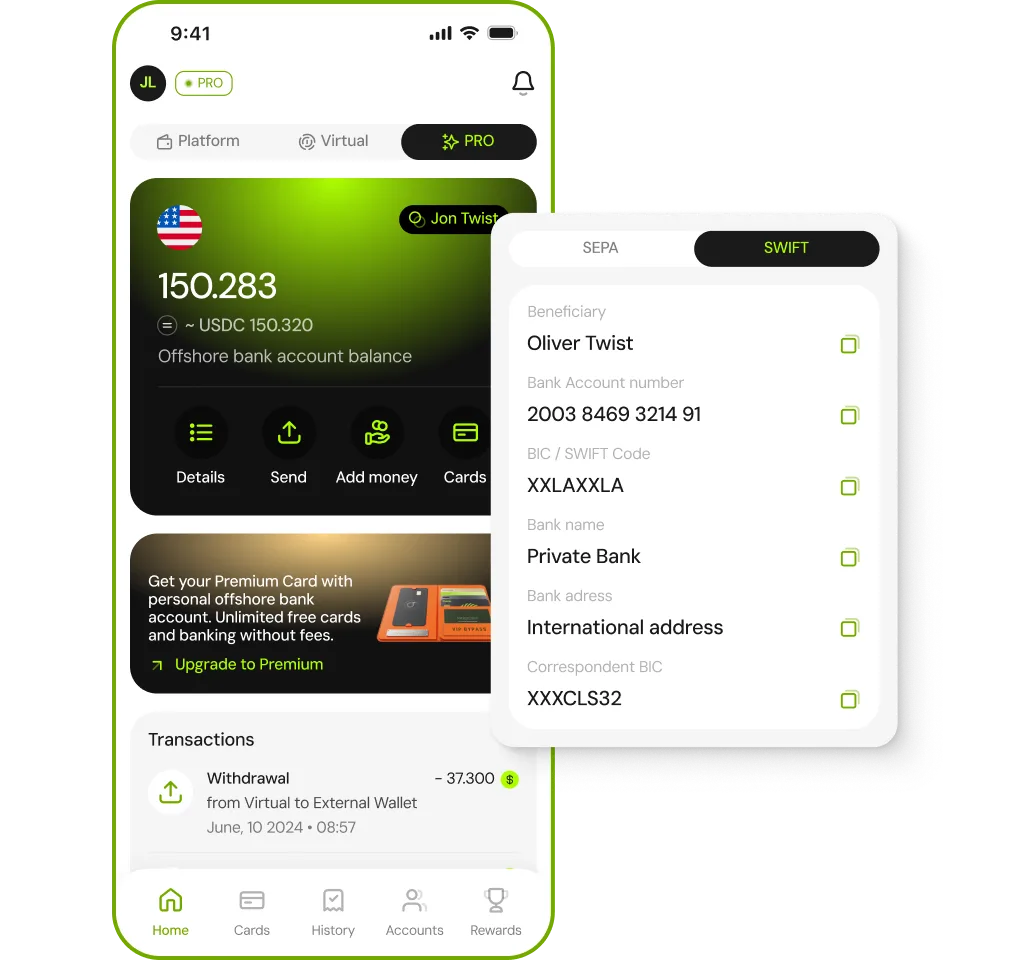 BipTap Offshore Account – Secure Global Banking Solutions